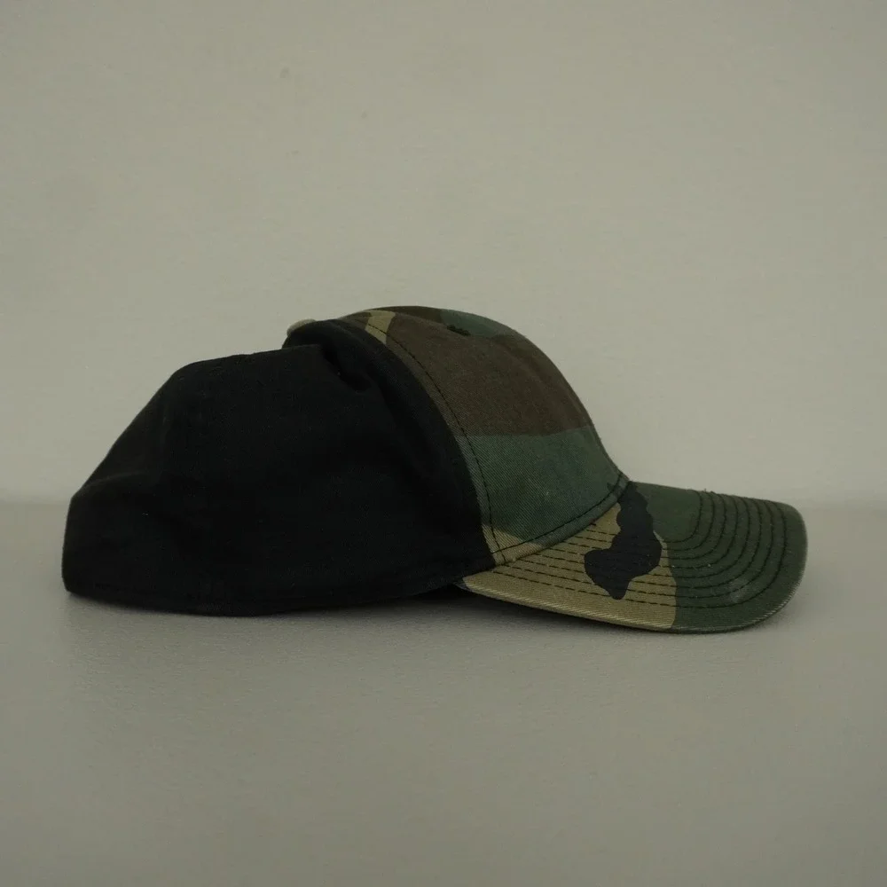 Oakley New Era 39THIRTY Stretch Fit Cap Mens M/L Camo Black Metal Logo